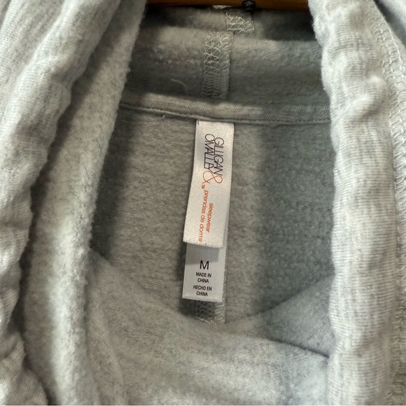 Women’s Gray Gilligan & O’Malley Funnel Neck Pullover Size Medium - Picture 4 of 8